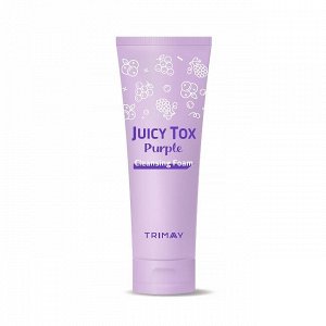 Trimay Очищающая пенка на основе фиолетового комплекса Juicy Tox Purple Cleansing Foam