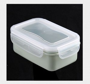 Герметичный мини-контейнер для хранения продуктов питания, прямоугольный, цвет зеленый