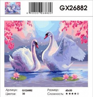Картина по номерам на подрамнике GX26882