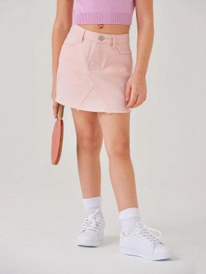 BASICS на молнии Одноцветный Джинсовые юбки для девочек