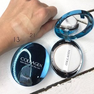 Увлажняющая коллагеновая пудра Enough со сменным блоком SPF25