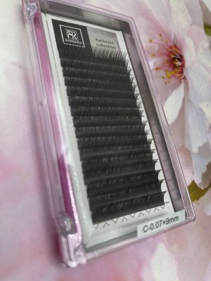 ЧЁРНЫЕ РЕСНИЦЫ BARBARA C 0,07*9mm EXCLUSIVE