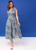 Платье &quot;Уэнди&quot; для беременных и кормящих голубое