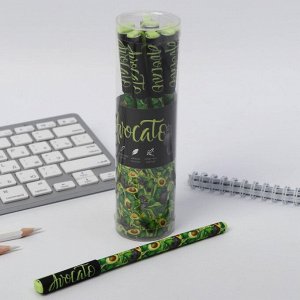 Ручка с колпачком и нанесением soft-touch "Avocato"