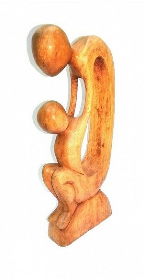 Статуэтка из дерева АБСТРАКЦИЯ две фигуры, 30см