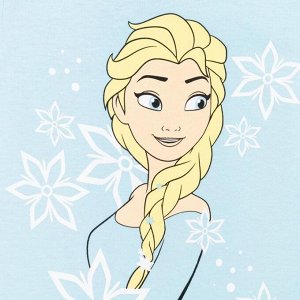 Футболка детская Disney "Frozen", рост 98-104 (30), голубой