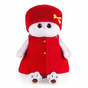 Мягкая игрушка «Ли-Ли» в красной безрукавке и шапочке, 24 см