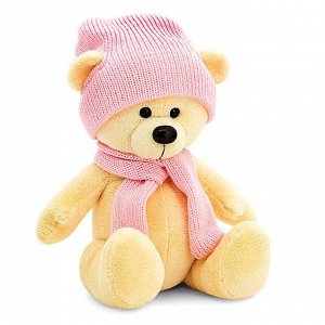 Мягкая игрушка «Медведь Топтыжкин» шапка, шарф, цвет жёлтый 25 см