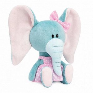 Мягкая игрушка «Слониха Симба в розовом сарафане», 15 см