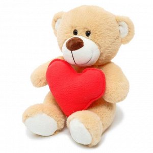 Мягкая игрушка «Мишка Берни с красным сердцем», 22 см