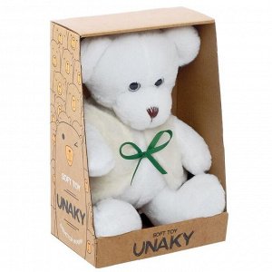 Мягкая игрушка «Медвежонок Кавьяр в тёплой жилетке», 24 см