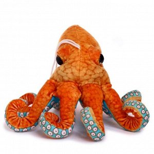 Мягкая игрушка «Осьминог», 25 см, цвет оранжевый