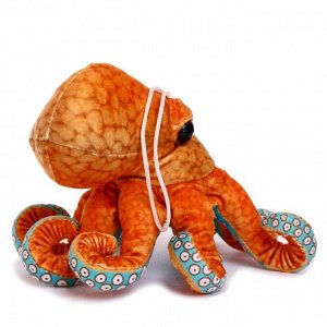 Мягкая игрушка «Осьминог», 25 см, цвет оранжевый