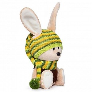 Мягкая игрушка «Заяц Антоша» в шапочке и свитере, 15 см