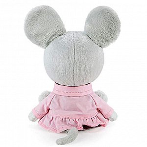 Мягкая игрушка «Мышка Пшоня в сером платье и курточке», 15 см