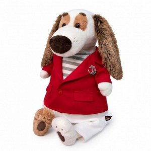 BUDI BASA Мягкая игрушка «Бартоломей в красном пиджаке», 27 см