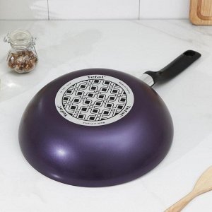 Сковорода WOK Cook Right, d=28 см, антипригарное покрытие, цвет фиолетовый