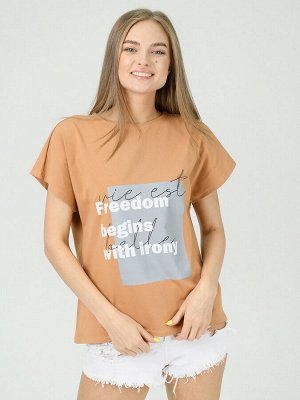 Футболка FREEDOM песок