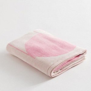 Полотенце махровое Этель Diente розовый, 50х90 см, 100% хл, велюр, 420 гр/м2