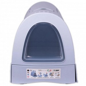 IMAC био-туалет для кошек ZUMA  40х56х42,5h см, пепельно-голубой