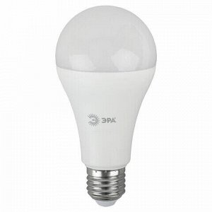 Лампа светодиодная ЭРА, 21 (160) Вт, цоколь E27, груша, нейтральный белый, 25000 ч, smd A65-21w-840-E27