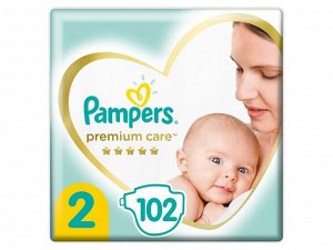 PAMPERS Подгузники Premium Care Mini (4-8 кг) Упаковка 102