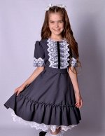 Школьное платье: Софи серое