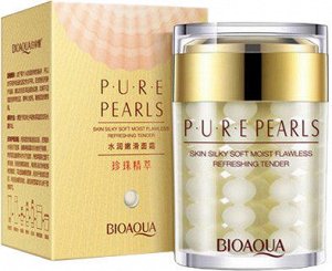 BIOAQUA, Увлажняющий крем с натуральной жемчужной пудрой Pure Pearls, 60 гр