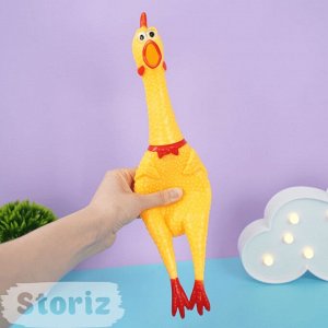 Резиновая игрушка «Big Squeeze chicken» 40см