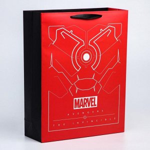 Пакет ламинированный вертикальный, 31 х 40х 11 см "Tony Stark", Мстители