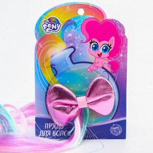 Hasbro Прядь для волос с бантиком, розовый, My Little Pony   6259409