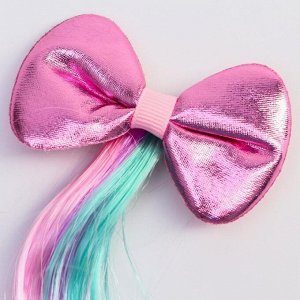 Прядь для волос с бантиком, розовый, My Little Pony   6259409