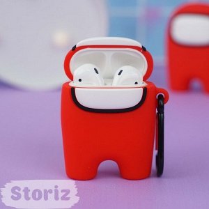 Чехол для AirPods Pro 3 "Among Us" красный