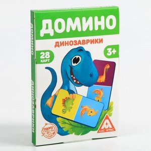 Развивающая игра «Домино. Динозаврики», 3+