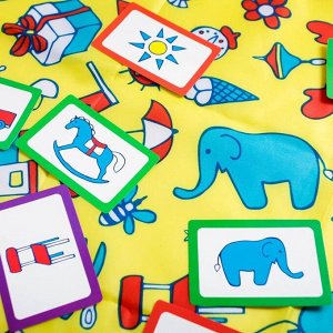 Настольная подвижная игра «ОКАВОКА» с текстильным полем, 50 карт, 3+