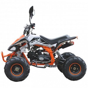 Квадроцикл бензиновый MOTAX ATV T-Rex LUX 125 cc, бело-оранжевый