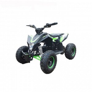 Детский квадроцикл бензиновый MOTAX GEKKON 70cc 1+1 (реверс), черно-зеленый