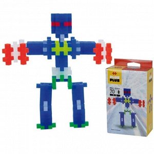 Разноцветный конструктор для создания 3D моделей «Робот»