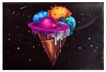 Папка с кнопкой А4 180мкм &quot;МОРОЖЕНОЕ-КОСМОС&quot; 56637 Феникс