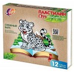 Пластилин  12цв 180гр. &quot;ZOO&quot; со стеком 29С 1722-08 Луч {Россия}