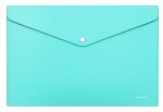 Папка с кнопкой А4 53513 Diagonal Pastel Mint Erich Krause