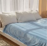 Плед микрофибра Plain зеленая мята