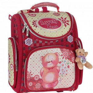 Рюкзак школьный Hatber Compact Plus "Lovely bear" (NRk_40655) _стр., 370х300х140мм, Блистерная упаковка