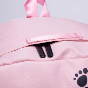 Рюкзак L-209368, 30*14*40, сумка, отд на молнии, 4 н/кармана, розовый