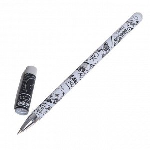 Ручка шариковая HappyWrite "Игрушки.Паровозики", 0,5 мм, синие чернила