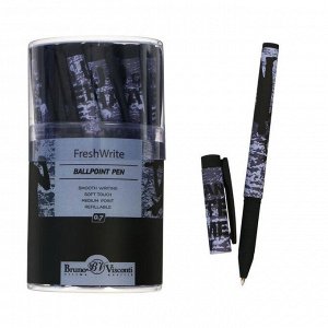 Ручка шариковая FreshWrite "Хип-хоп. Силуэты. Hate me.", 0,7 мм, синие чернила