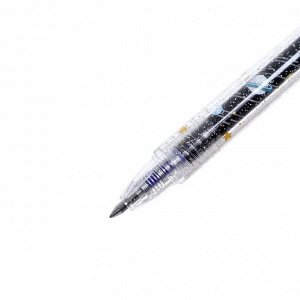 Ручка гелевая автоматическая 0.5мм «Пиши-стирай. StopМикроб» Космическая погоня, чернила синие, микс