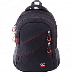 Рюкзак молодежный, GoPack 110, 50x33x15 см, эргономичная спинка, Сity Red
