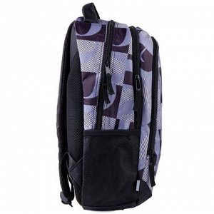 Рюкзак молодежный, GoPack 133, 43x30x16 см, эргономичная спинка, Black and white
