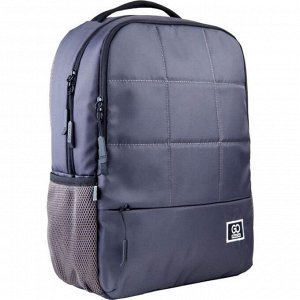 Рюкзак молодежный, GoPack 164, 41.5x28x12 см, эргономичная спинка, серый